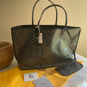 Goyard Anjou Reversible Tote GM Black